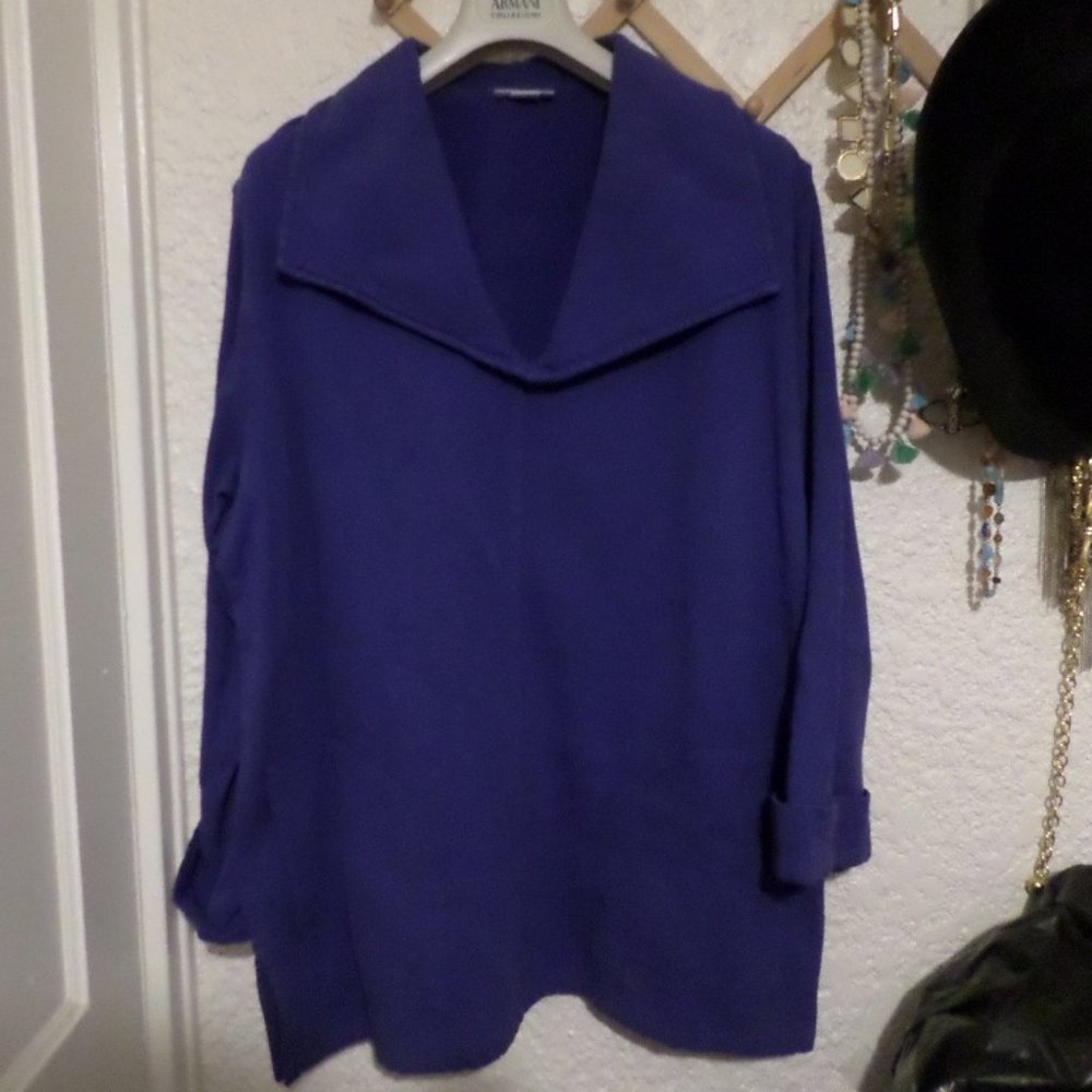 Soft Surroundings Pullover Tunic Sweatshirt Sz L